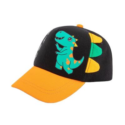 China 6-Panel Hat OEM Factory Printed Logo Cotton Lightweight Adjustable Baseball Cap For Kids for sale