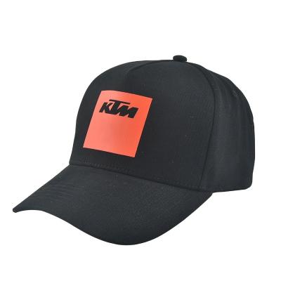 China 5-Panel Quick Delivery Cap Black Color 5 Panel Offset Print Logo On Front And Back Baseball Cap for sale