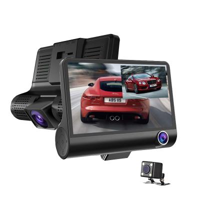 China Hot dash cam 3 dash cam 4.0 rear parking dvr support hd car camera 1080p black box cams wide angle inch g-sensor vcr for sale