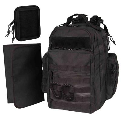 China Newest Waterproof Travel Dad Tactical Bag Changing Mat Pouch Baby Diaper Bag Backpack For Men for sale