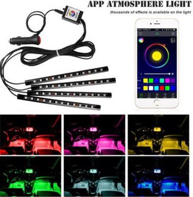 China 12V5050LED Patch Light With Seven-color Drip RGB Adhesive Waterproof 5M Highlight Light Bar Set With Music Controller MJACL0344 for sale