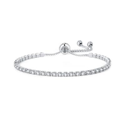 China Punk 4 Colors Shape Cubic Zircon Tennis Bracelet & Bangles For Women Gift for sale