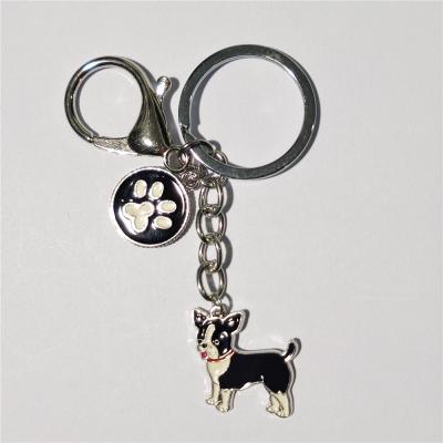 China Souvenir Woman Handbag Charms Lovely Key Chain Other Dog Lovers Gift Fashion Jewelry Bag Key Chains for sale