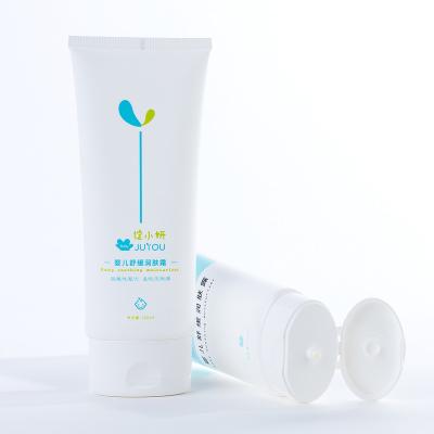 China Moisturizer Oval Cosmetic Tube Packaging Flat Cap Tube 200ml Oval Squeeze Tube Packaging for sale