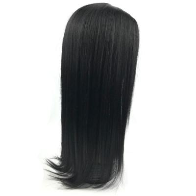 China Lovely Silky Straight Wave Animal Mixed Synthetic Hair 4*4 Lace Wig, Natural Straight Mix Hair Lace Wigs for sale