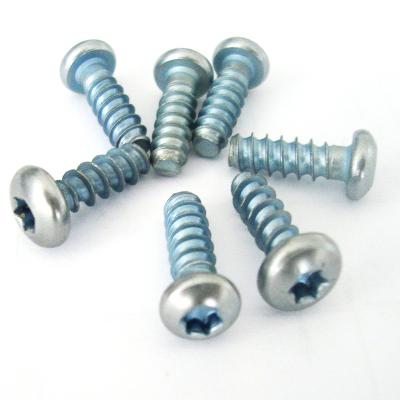 China Galvanized Galvanized Steel Pan Head Metric Pan Metal Round Wire Forming Screw For Plastic for sale