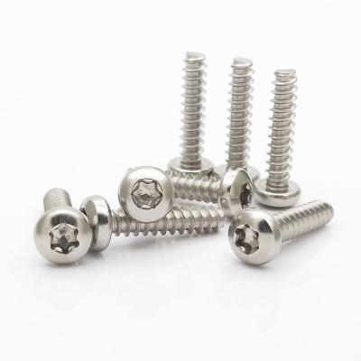 China ss304 ss316 stainless steel pan k30 Torx head self tapping thread forming screw for plastic for sale