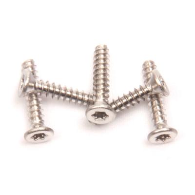 China Nickel Plated Pan Steel Hardened Torx Plus Countersunk Head Self Tapping Thread Forming Screw For Plastic for sale