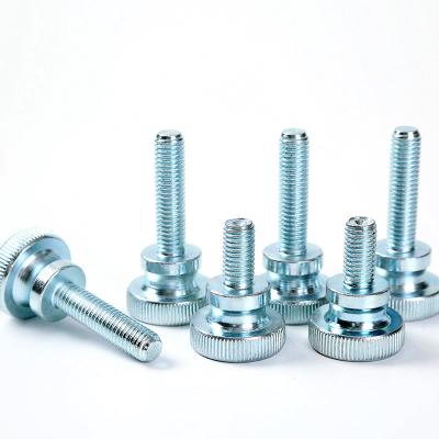 China High Type Galvanized Galvanized Steel Round Metal Flare Collar Knurled Head Thumb Screw for sale