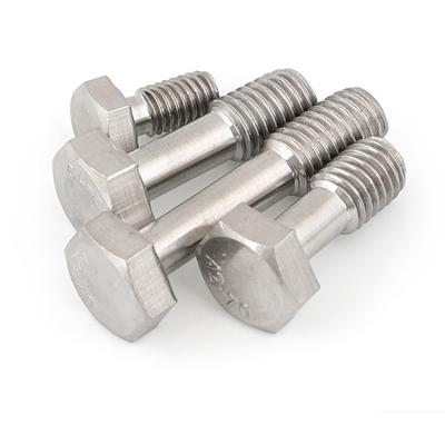 China Pan High Quality DIN931 18-8 Stainless Steel M3 M4 Slotted Hex Head Captive Screw for sale