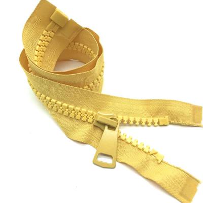 China Others Resin 15# Single Open End Zippers Smoothly For Outdoor Luggage Tent Canopy for sale