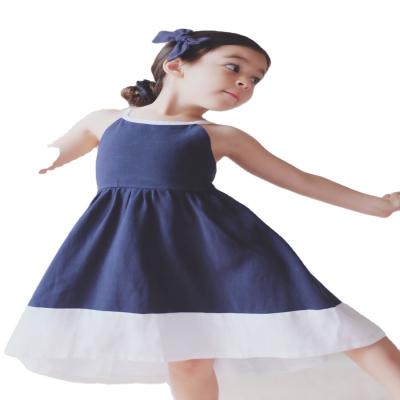 China Girls Dress Breathable Cotton Canvas Girls Dress Kids Dresses For Girls for sale