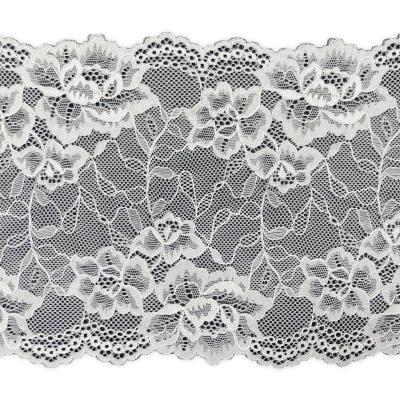 China Large Nylon Flat Panel Wide Elastic Lace Pattern Underwear Accessories Dressing Accessories Viable Customized Lace Wholesale for sale