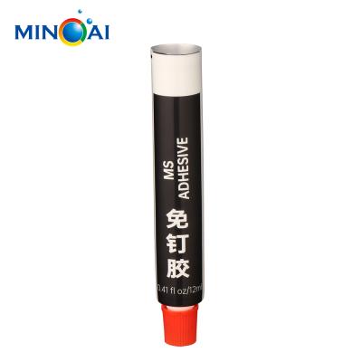 China Ms Recyclable Glue Adhesive Plastic Tube Packaging OEM Logo Printed Empty for sale