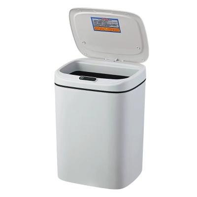 China Sustainable Intelligent home rechargeable bathroom bedroom living room anti-odour automatic sensor waste bin for sale