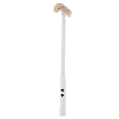 China Sustainable Sonic Vibration Motorized Long Handle Cleaning Brush Toilet Brush Motorized Brush deep cleaning for sale