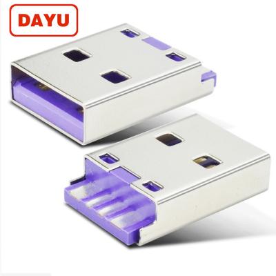 China Super fast power dayu charger 5amp one min usb 2.0 type usb connector 4p plug for usb data cable for sale