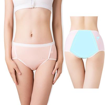 China HD097 Custom Menstrual Panties Anti-Static Leak Proof Reusable Period Underwear Soft High Waist Brief For Women for sale