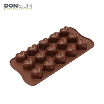 China 15 viable 3d cavity chocolate mold silicone cake mold silicone chocolate molds for sale