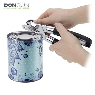 China Viable Wholesale Safety 3 in 1 Beer Can Opener Non-slip Stainless Steel Multifunctional Can Opener for sale