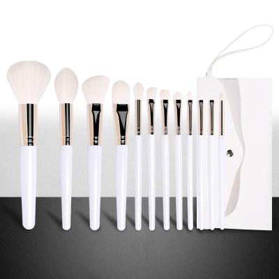 China Angular Blush Basic Synthetic Private Label Make Up Brush Set for sale