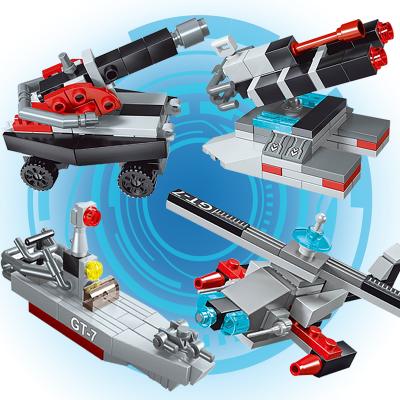 China Multiple Activities Building Block Plastic Legoing Military Military Warship Blocks Aircraft Carrier Educational Toy for sale