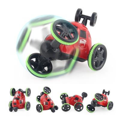 China Remote Control Car 360 Stunt Car Double Sided Rotating RC Toy Mini Car Toy Eco-friendly Materials for sale