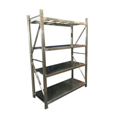 China Corrosion Protection China Factory Good Quality Warehouse Shelving Storage Stainless Steel Shelf Rack for sale