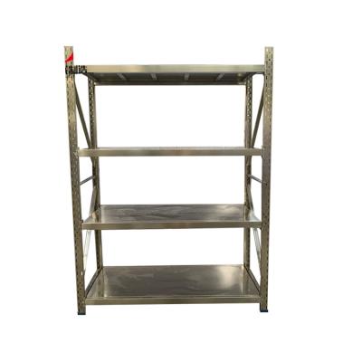 China Factory Supply Corrosion Protection Shelf Warehouse Storage Bin Stainless Steel Rack Directly for sale