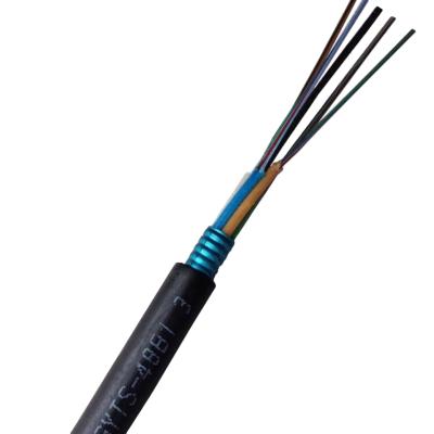 China Overseas Custom GYTS Networking 4 8 96 Core G652D Outdoor Channel Single Mode Fiber Optic Cable for sale