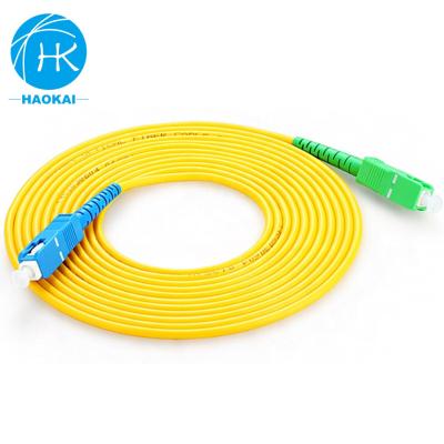 China Network System Sc/Apc Optical Cable Braid Sc-Sc Fiber Optic Patch Cord for sale