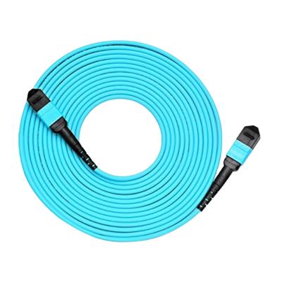 China FTTH FTTB FTTX Network 8core 12core 24core OM3 Fiber Optic MPO/MTP Patch Cord Connector for sale