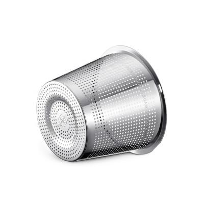 China Good Reusable Reusable Stainless Steel Tea Infuser Basket Mesh Tea Strainer With Chain For Loose Tea Leaf for sale