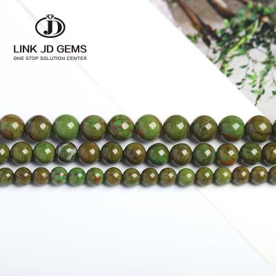 China Natural Image Jade Hot Sales New Gemstone Of Mateiral Green Bead Phoenix Jade Bead Accessory For Jewelry Making China Factory Price for sale