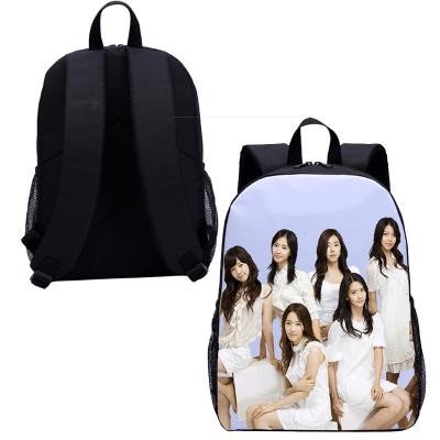 China blank to print blank to print large school bag 17inch polyester empty backpack sublimation for transfer paper printing for sale