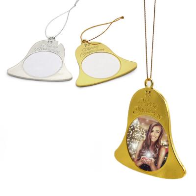 China 2021 Newest Iron Iron Christmas Gift Sublimation Masks Hanging Decoration Ornaments Pendants for sale