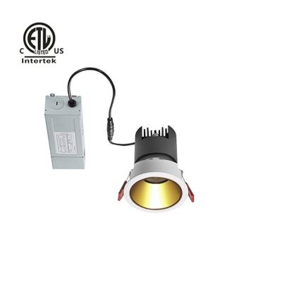 China Hot Listing Modern North America Downlight Ra90 Daytonled ETL Series Architectural Commercial Anti-Glare Ra95cob Led Downlight for sale