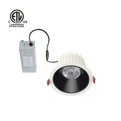 China Modern Daytonled Uranus List Series COB SMD ETL North America CRI90 CRI95 commercial anti-glare ceiling led downlight for sale