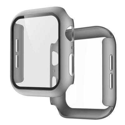 China Plastic Watch Case With Screen Protector 42MM Hard Cover Case 44MM For Apple iWatch Case for sale