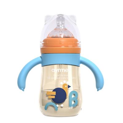 China Free Universal Baby Products Mouth Duck Cup Water BPA Feeding Bottle PPSU Newborn Milk Bottle for sale