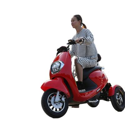 China Aluminum alloy wheel hub tricycle 3 motor double wheel adult electric electric tricycles passenger for sale