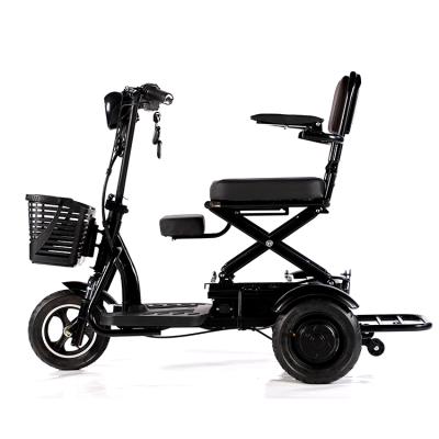 China Handsome Design Large Size 350W Cargo Folding Electric Mobility Scooter For Disabled Man for sale