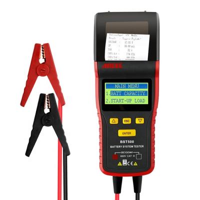 China ANCEL BST500 Universal Hot Sale 12V 24V Car Battery Tester with Printer Car Diagnostic Tools Automotive Truck Battery Analyzer for sale