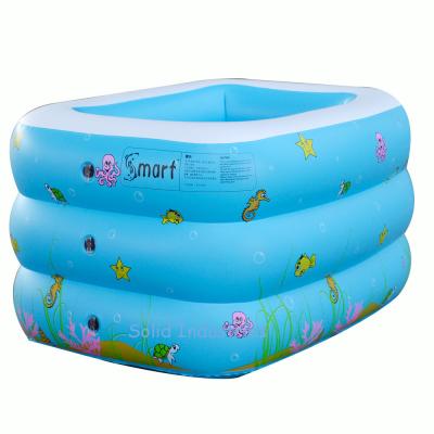 China 130CM Rectange Inflatable Baby Swimming Pool for sale