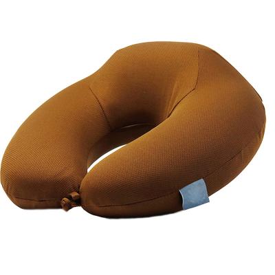 China Customized U-Shape Soft Comfortable Inflatable Travel Neck Pillow for sale