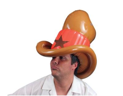 China Giant Carnival Party Inflatable Cowboy Hat for sale