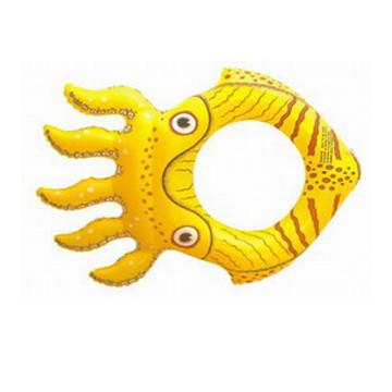 China New style fashion octopus inflatable ring, pvc water ring for kids for sale