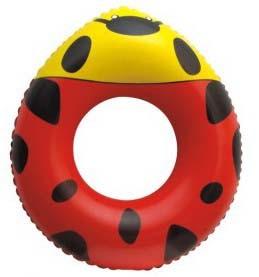 China Vivid inflatable beetle swimming ring, funny insect shape for sale