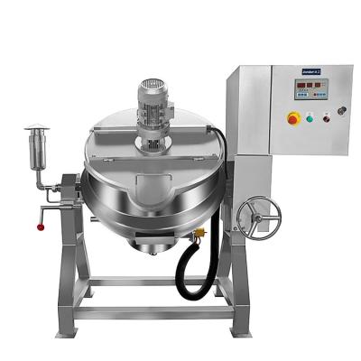 China Vegetable Processing Plant 100 Gallon Steamer Stainless Steel Lined Kettle On Wheel for sale