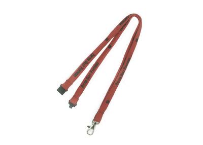 China Custom Logo Custom Safety Lanyards , 920x15mm Cool Id Badge Lanyards for sale